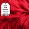 FabricLA | Faux Fur Fabric Square | 20" X 20" Inch Wide Pre-Cut Shaggy | Fake Fur Fabric | DIY, Craft Fur Decoration, Fashion Accessory, Hobby | Red
